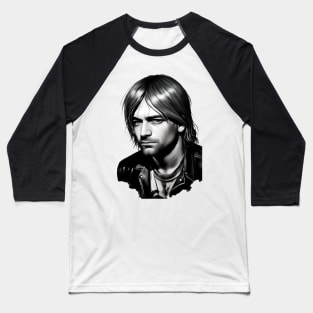 Kurt Cobain 04 Baseball T-Shirt